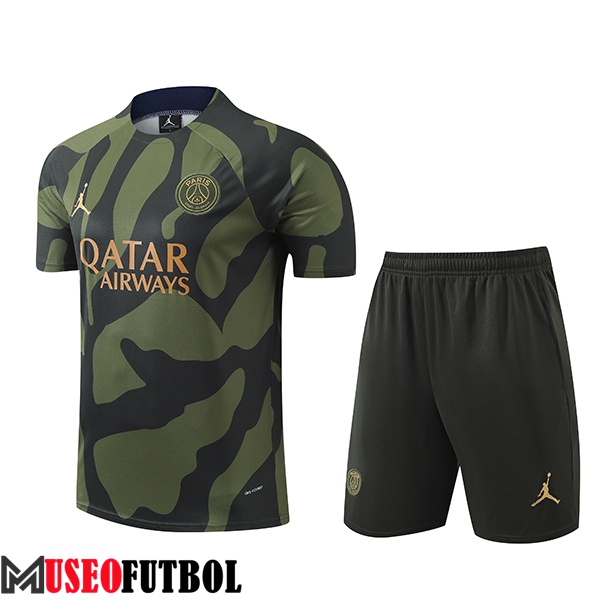 Camiseta Entrenamiento PSG Verde/Negro 2024/2025