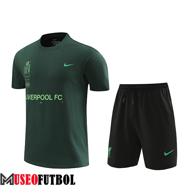 Camiseta Entrenamiento FC Liverpool Verde 2024/2025