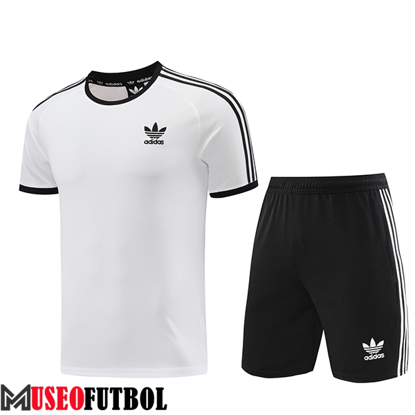 Camiseta Entrenamiento Adidas Blanco/Negro 2024/2025