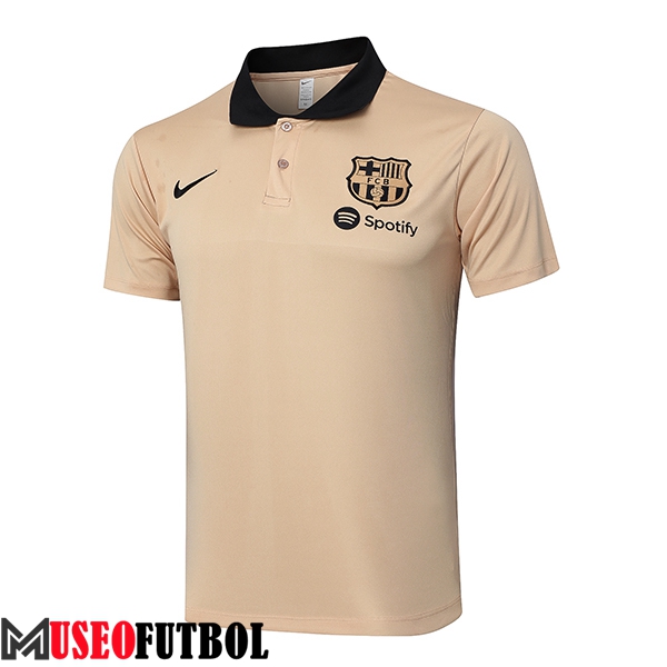 Camiseta Polo FC Barcelona Amarillo/Negro 2024/2025