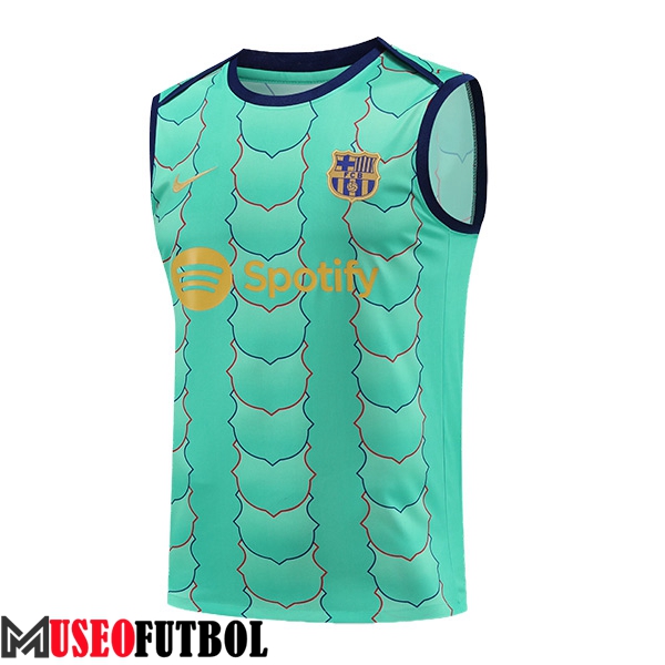 Chalecos De Futbol FC Barcelona Verde 2024/2025