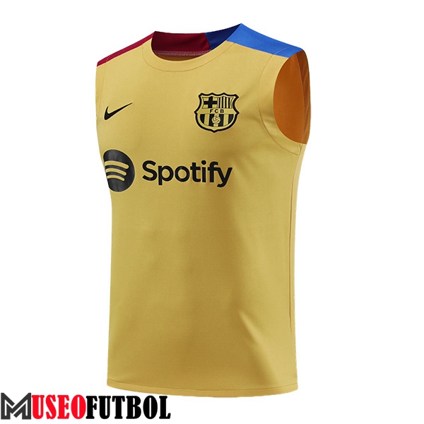 Chalecos De Futbol FC Barcelona Amarillo/Azul/Rojo 2024/2025