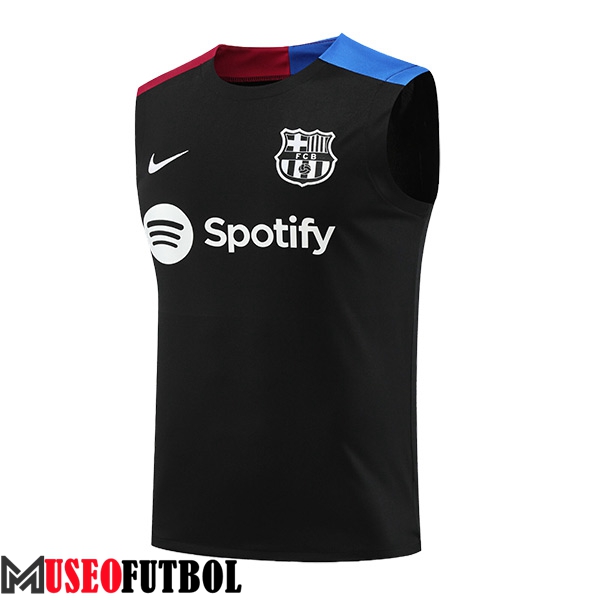 Chalecos De Futbol FC Barcelona Negro/Azul/Rojo 2024/2025