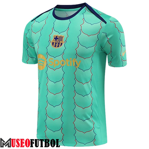 Camiseta Entrenamiento FC Barcelona Verde 2024/2025