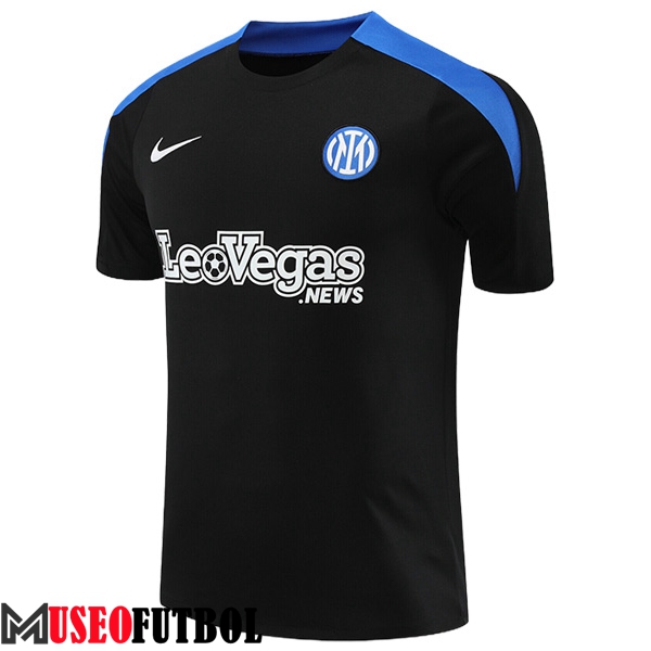 Camiseta Entrenamiento Inter Milan Negro/Azul 2024/2025