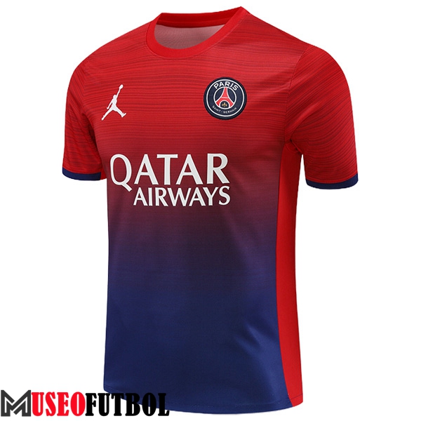 Camiseta Entrenamiento PSG Rojo/Azul 2024/2025