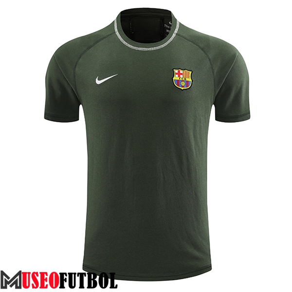 Camiseta Entrenamiento FC Barcelona Verde 2024/2025 -02