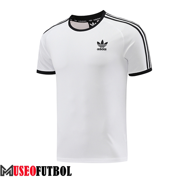 Camiseta Entrenamiento Adidas Blanco/Negro 2024/2025 -02