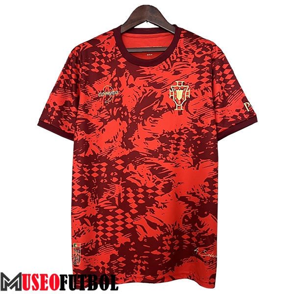 Camiseta Entrenamiento Portugal Rojo 2024/2025