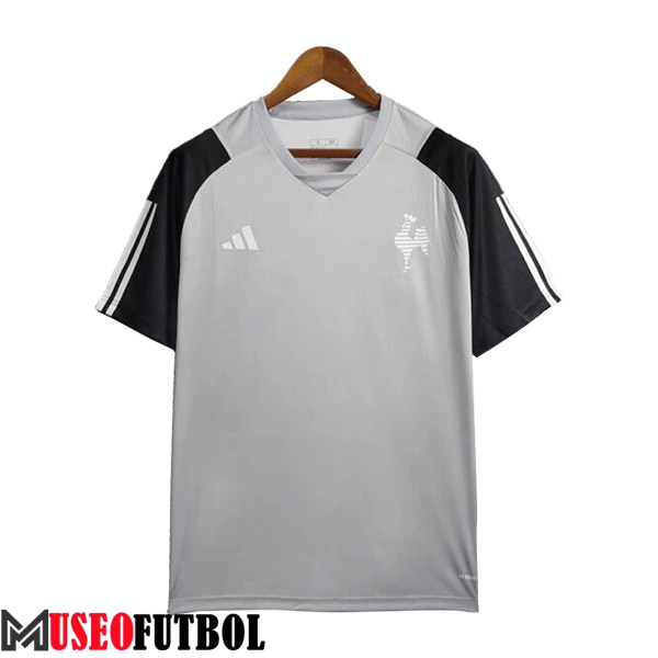 Camiseta Entrenamiento Atletico Mineiro Gris/Negro 2024/2025 -02