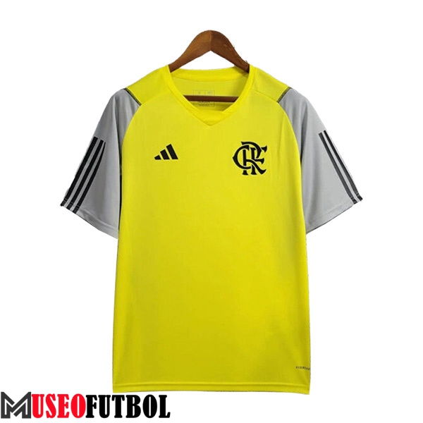 Camiseta Entrenamiento Flamengo Amarillo/Gris 2024/2025