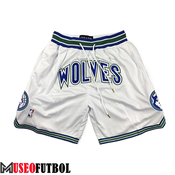 Cortos NBA Minnesota Timberwolves 2024/25 Blanco/Azul