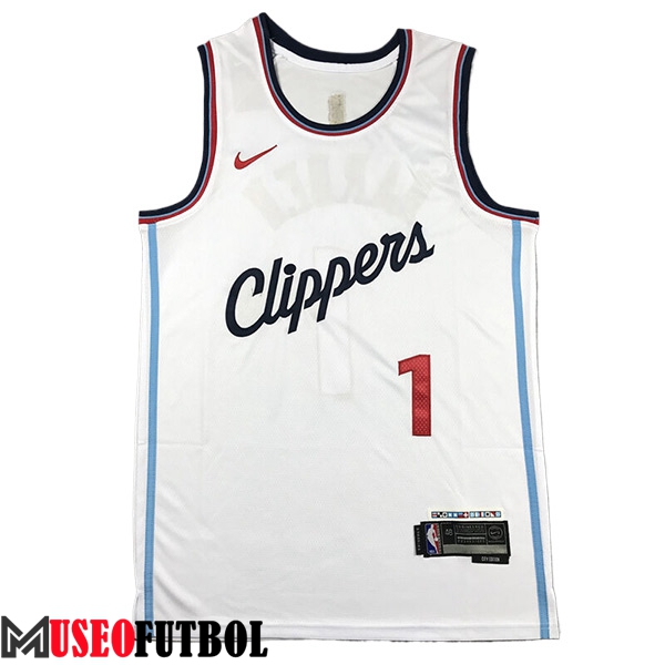 Camisetas De Futbol Los Angeles Clippers (HARDEN #1) 2024/25 Blanco -02