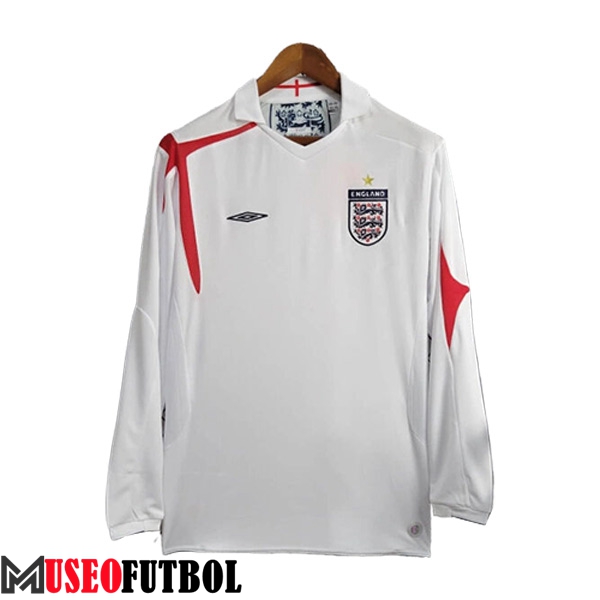 Camisetas De Futbol Inglaterra Retro Primera Manga Largas 2005