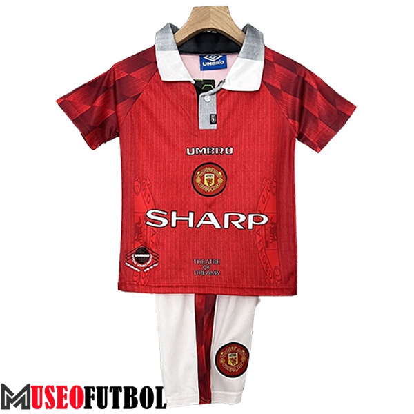 Camisetas De Futbol Manchester United Retro Ninos Primera 1996/1997