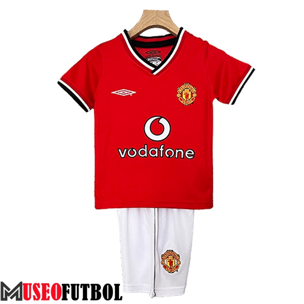 Camisetas De Futbol Manchester United Retro Ninos Primera 2000/2001