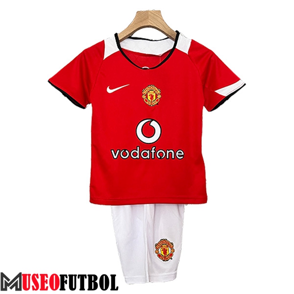 Camisetas De Futbol Manchester United Retro Ninos Primera 2005/2006