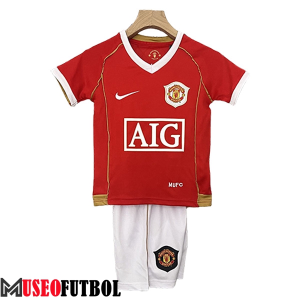 Camisetas De Futbol Manchester United Retro Ninos Primera 2006/2007