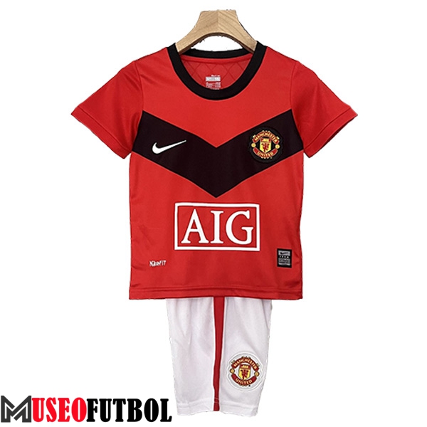 Camisetas De Futbol Manchester United Retro Ninos Primera 2009/2010