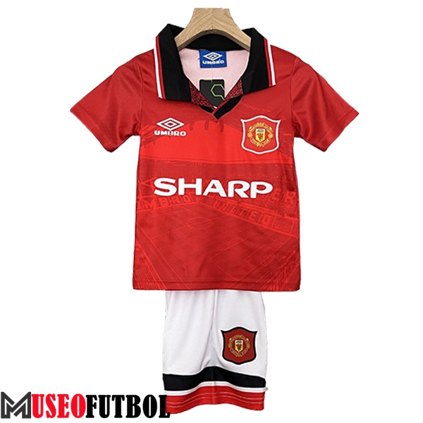 Camisetas De Futbol Manchester United Retro Ninos Primera 1994/1996