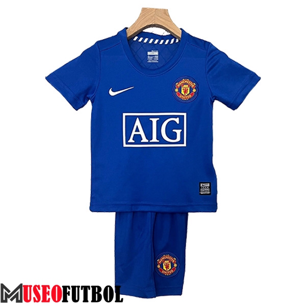 Camisetas De Futbol Manchester United Retro Ninos Segunda 2008/2009