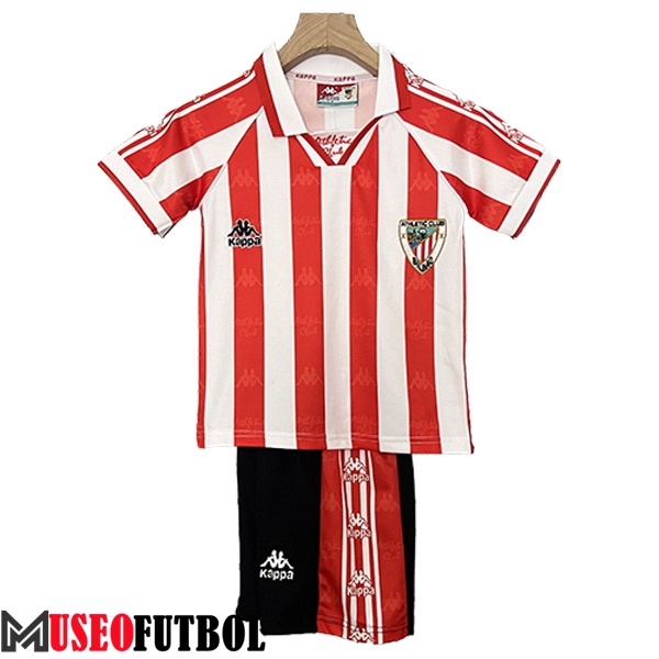 Camisetas De Futbol Athletic Bilbao Retro Ninos Primera 1995/1997