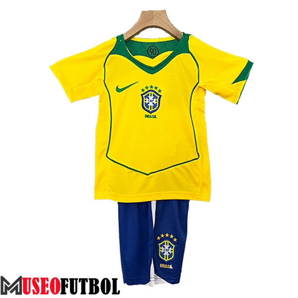 Camisetas De Futbol Brasil Retro Ninos Primera 2000