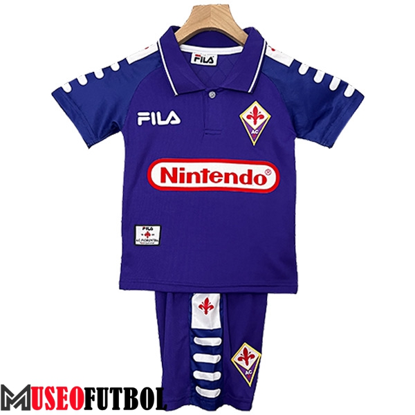 Camisetas De Futbol ACF Fiorentina Retro Ninos Primera 1998/1999