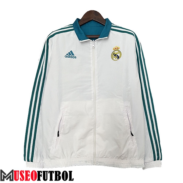 Rompevientos Real Madrid Blanco/Verde 2024/2025