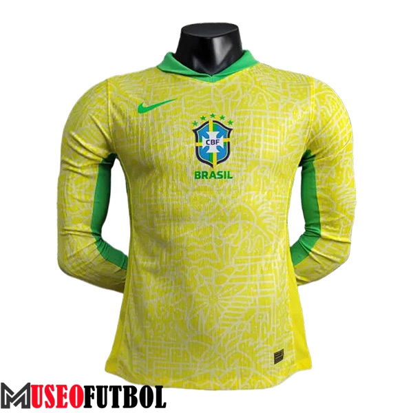 Camiseta Equipo Nacional Brasil Primera Manga Largas 2024/2025