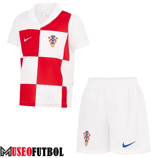 Camisetas De Futbol Croacia Ninos Primera UEFA Euro 2024