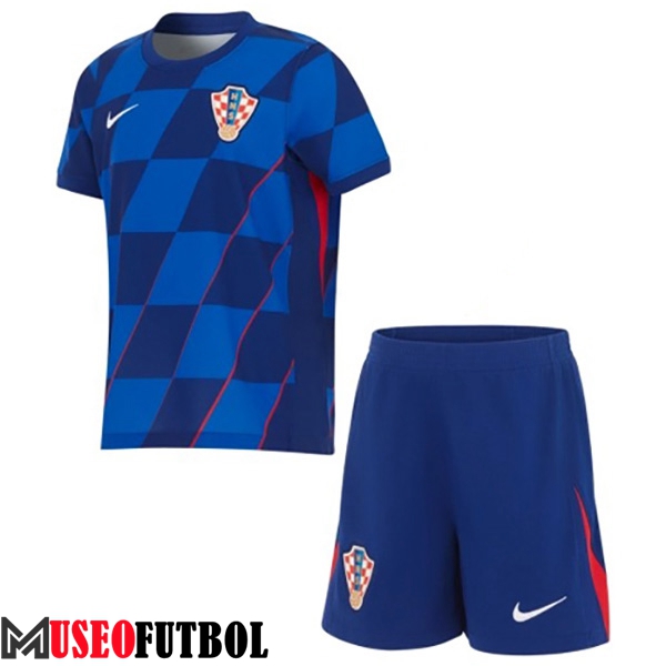 Camisetas De Futbol Croacia Ninos Segunda UEFA Euro 2024