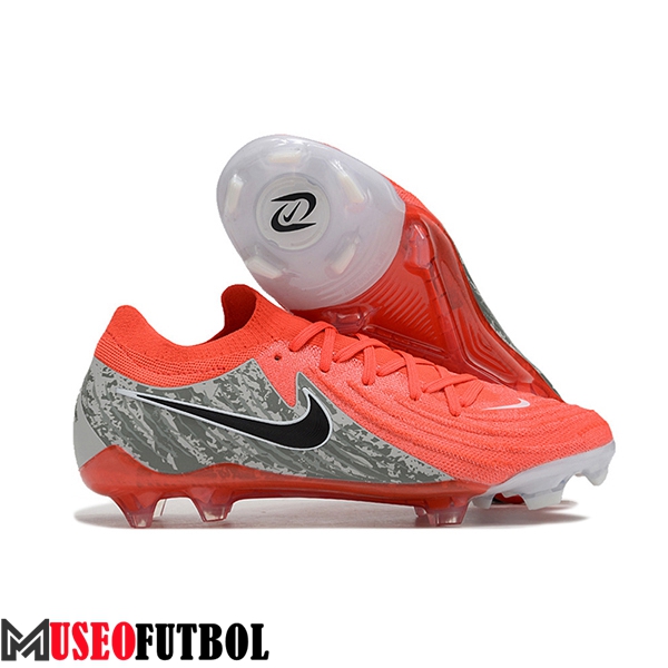 Nike Botas De Fútbol Phantom Luna Elite NU FG Naranja/Gris