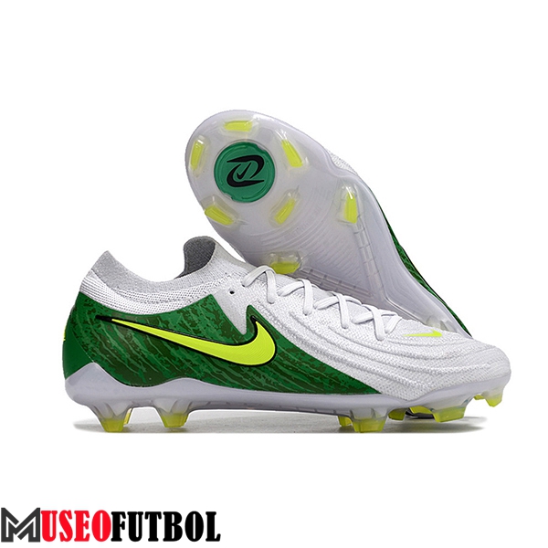 Nike Botas De Fútbol Phantom Luna Elite NU FG Blanco/Verde