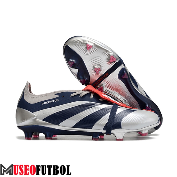 Adidas Botas De Fútbol Predator Elite Tongue FG Gris/Negro