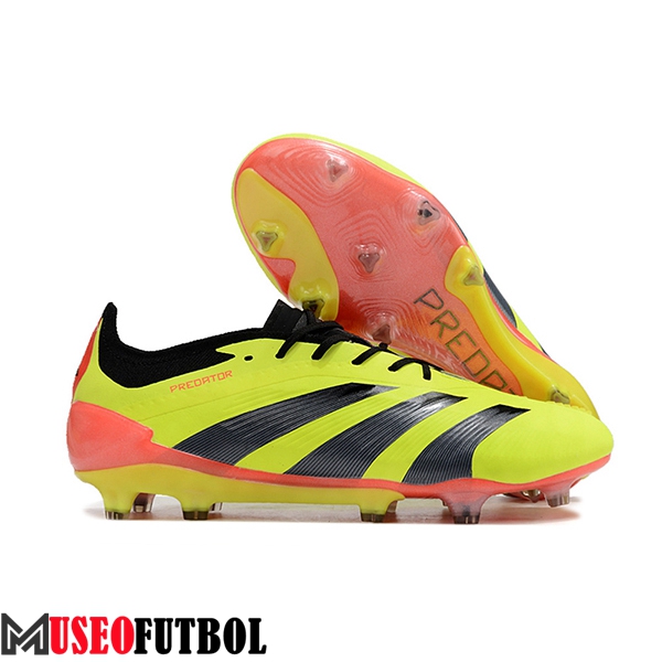 Adidas Botas De Fútbol Predator Elite FG Verde/Negro/Naranja