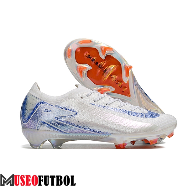 Nike Botas De Fútbol AIR Zoom Mercurial Vapor 16 Elite XXV FG Blanco/Azul -02