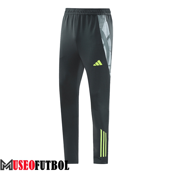 Pantalon Entrenamiento Adidas Gris/Verde 2024/2025