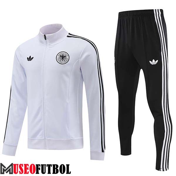 Chandal Equipos De Futbol - Chaqueta Alemania Blanco/Azul 2024/2025