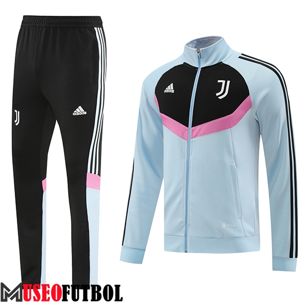 Chandal Equipos De Futbol - Chaqueta Juventus Gris/Negro/Rosa 2024/2025