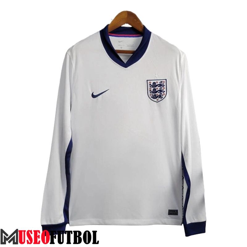 Camisetas De Futbol Inglaterra Primera Manga Largas UEFA Euro 2024