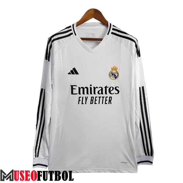 Camisetas De Futbol Real Madrid Primera Manga Largas 2024/2025