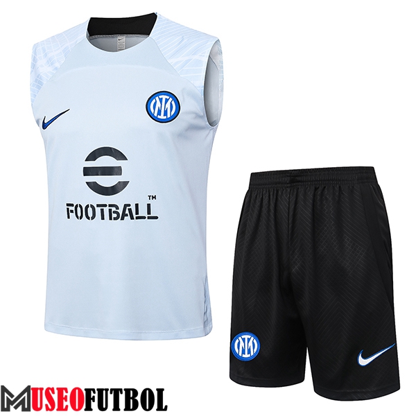 Camiseta Entrenamiento sin mangas Inter Milan Azul Claro 2024/2025