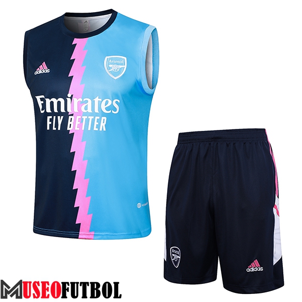 Camiseta Entrenamiento sin mangas Arsenal Azul/Rosa 2024/2025