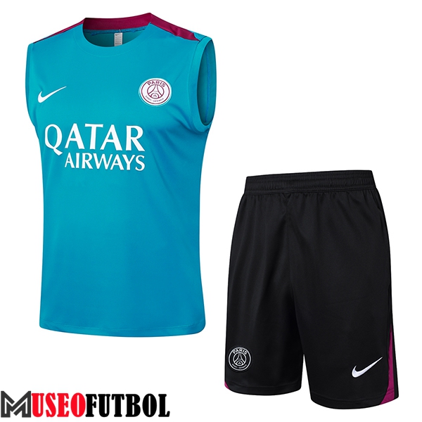 Camiseta Entrenamiento sin mangas PSG Verde 2024/2025