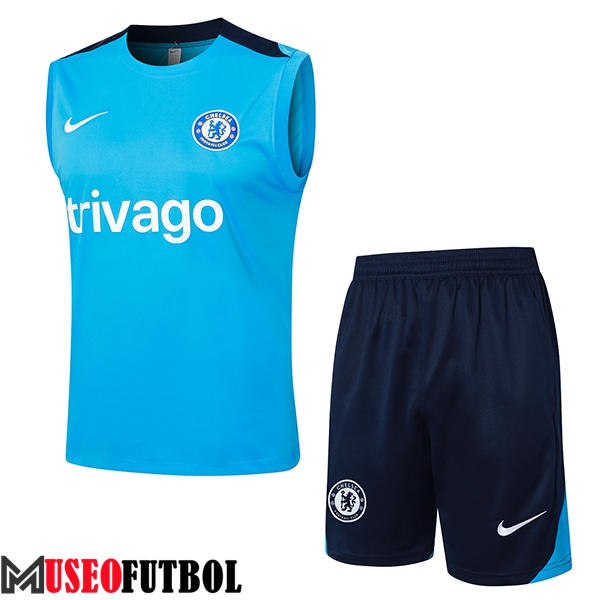 Camiseta Entrenamiento sin mangas FC Chelsea Azul 2024/2025