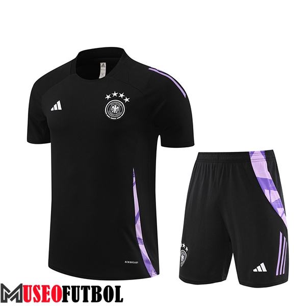 Camiseta Entrenamiento Alemania Negro/Violeta 2024/2025