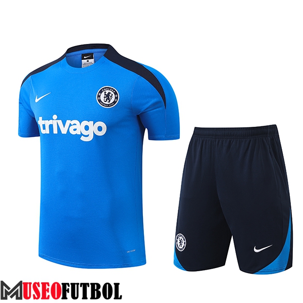 Camiseta Entrenamiento FC Chelsea Azul/Negro 2024/2025