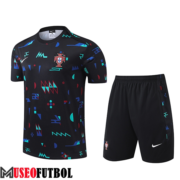 Camiseta Entrenamiento Portugal Negro 2024/2025