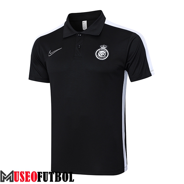 Camiseta Polo Al-Nassr Negro/Blanco 2024/2025